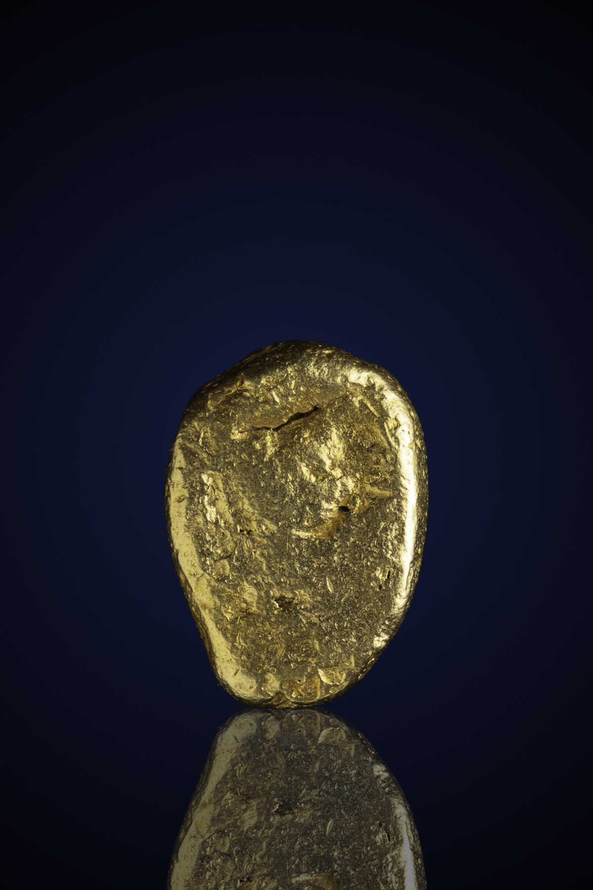 Smooth, Buttery Natural Gold Nugget - Auburn, CA - 4.87 Grams (image for) Smooth, Buttery Natural Gold Nugget - Auburn, CA - 4.87 Grams